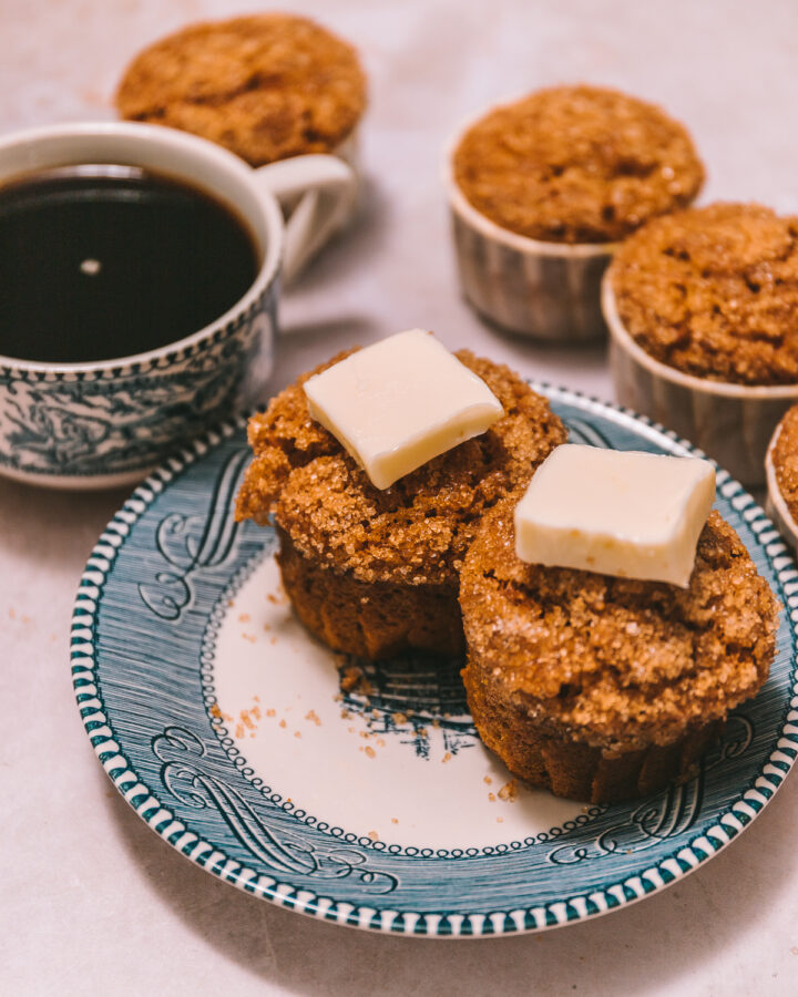 best pumpkin muffin recipe with butter on top