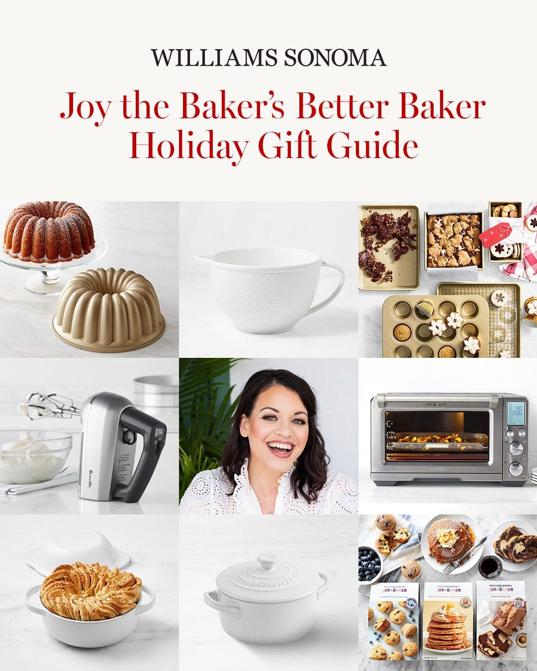 Joice Bakers Baking Kitchen Gift Basket Bake Ware Set