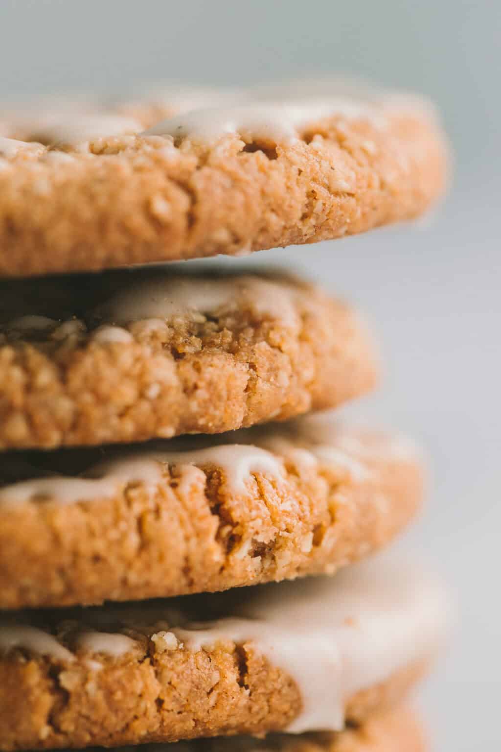 Eggnog Iced Oatmeal Cookies Joy the Baker