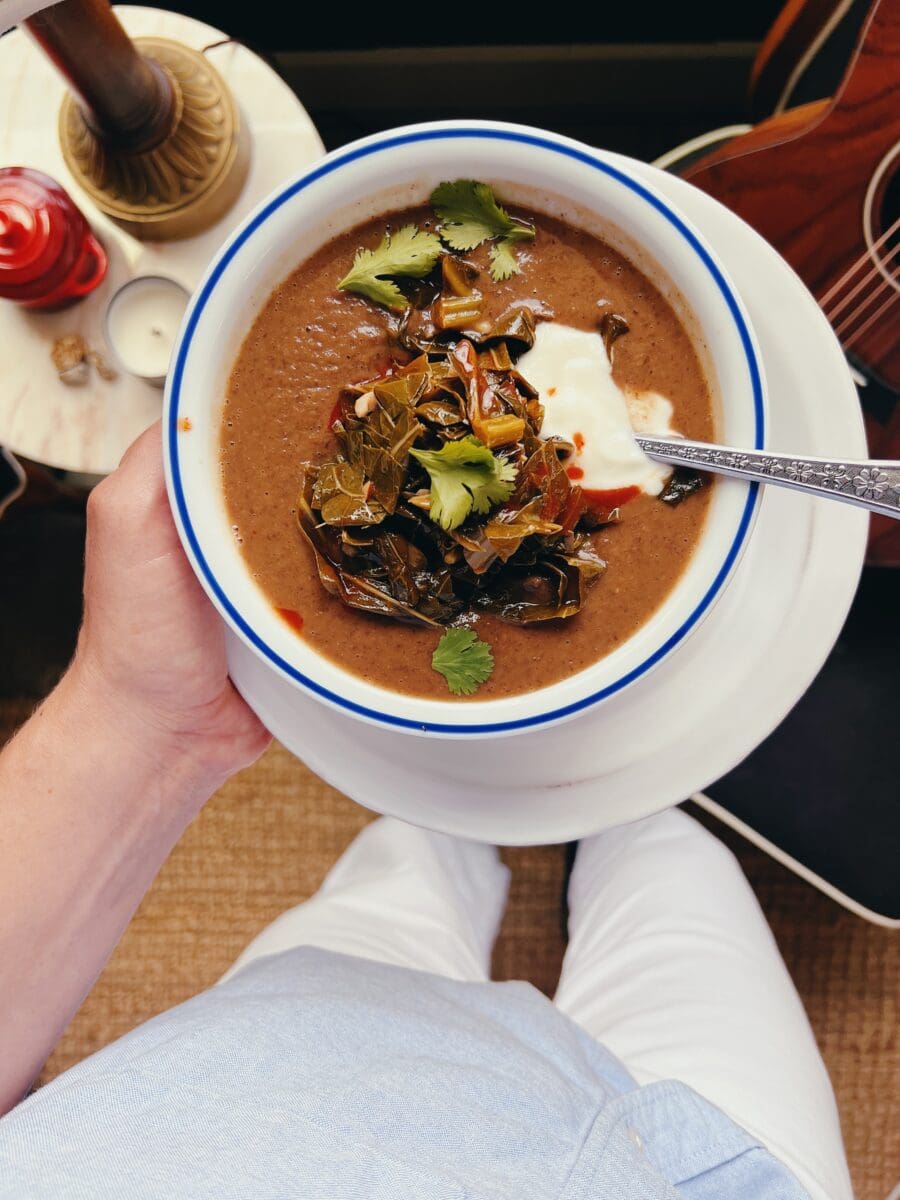 Here’s What I’m Eating: Black Bean Soup