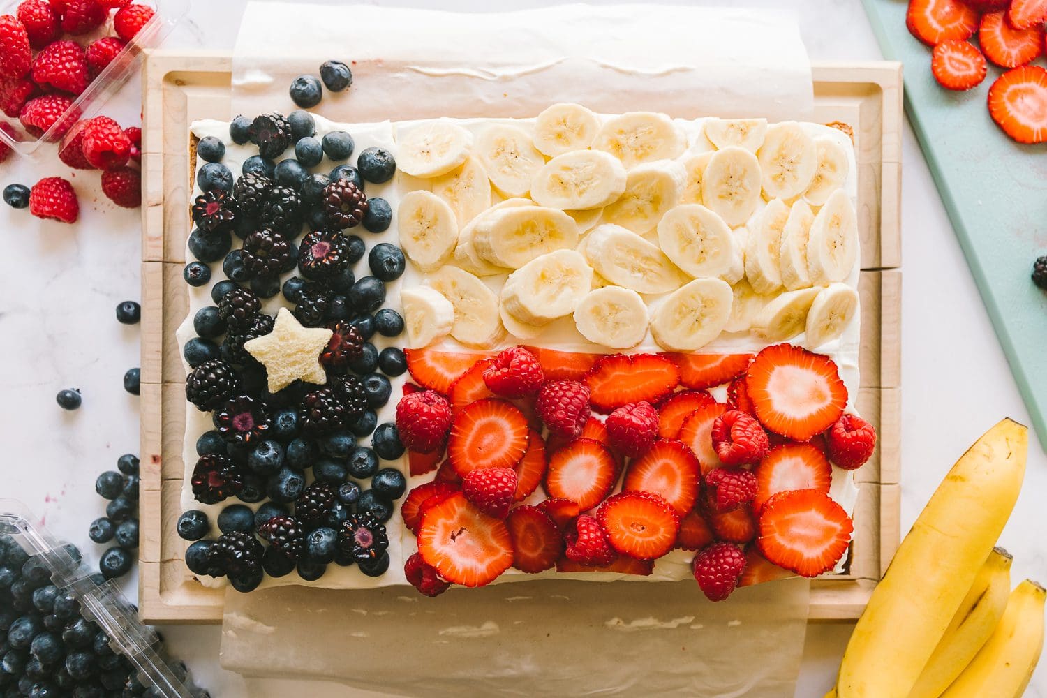Cream Cheese 4th of July Cake, Texas StyleJoy the Baker