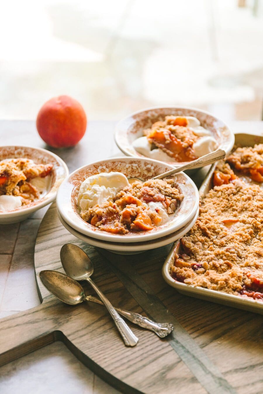 This Summer’s Peach Crisp Recipe