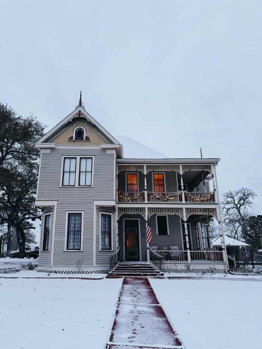 Snow in South Town, USA