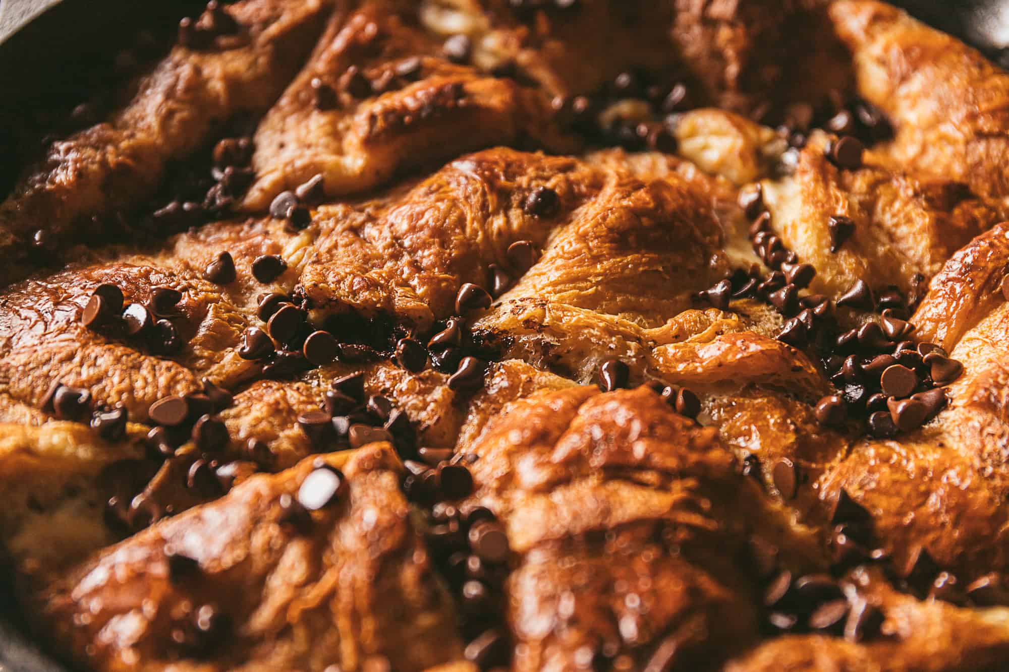 Chocolate Croissant Overnight Breakfast Casserole